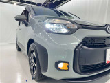 フォグランプ装着車です。暗い夜道の車両前方を明るく照らします