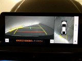 パノラミックビューモニターを装備。クルマを真上から見るように周囲を確認できます。