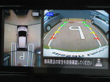 【アラウンドビューモニター】上から見下ろした様な画像で、駐車の際に役立ちます♪  純正ナビですのでナビ画面で大きく確認が出来ます!