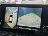 空から見下ろしているかのような視点で周囲を確認できるアラウンドビューモニター!
