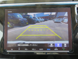 車庫入れ・駐車を安心サポート!バックカメラ装備です。