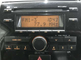 車内で音楽を楽しめます。