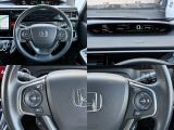 クルーズコントロール、ステアリングリモコンスイッチも付いておりますので運転中の操作も楽々ですよ!