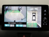 【マルチビューカメラシステム】車両の前後,左右4つのカメラで映した周囲の映像をナビゲーション画面に表示します♪停めにくい駐車場や狭い道路でもドライバーの死角を減らすことで運転をサポート!
