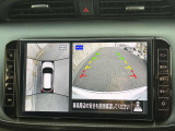 車の周囲が一目でわかる、アラウンドビューモニター
