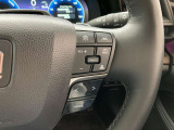 前方の車との車間を設定し、スピードを上げたり緩めたりを自動で行ってくれる追尾式の「レーダークルーズ」。上級装備の一つです!高級車にしかつかない嬉しい機能です。