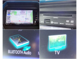 見やすいナビ画面に加え、Bluetooth・フルセグTV・CD・DVD対応で移動時間も快適に☆毎日のドライブがもっと楽しくなります☆