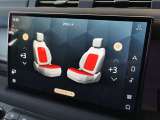 【12ウェイ電動フロントシート(ヒーター、メモリ、2ウェイマニュアルヘッドレスト付)OP価格58,000円】季節を問わず快適なドライブができるようヒーターが搭載されております。