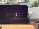 Android autoとApple CarPlay装備!お手持ちのスマホと接続すると、スマホ内のマップや音楽等のアプリを使用することが出来て便利♪