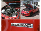 【軽快に走る、1.5L SKYACTIV-Gエンジン】 ★軽量ボディと相性の良い1.5L SKYACTIV-Gエンジン。レスポンスの良い加速と軽快なフィーリングで、ロードスターらしい走る楽しさを味わえます☆彡