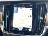 【9インチタッチスクリーン純正HDDナビ】「Apple Car Play」「Android Auto」対応のボルボ先進ナビゲーション「SENSUS」。