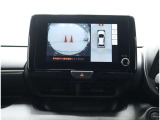 パノラミックビューモニター装備!トップビュー&フロントビュー・車両に取り付けたフロント、サイド、バックカメラの映像を合成して画面上に表示させることで、低速時の運転を補助する装置です。