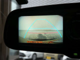 駐車も安心のバックモニターです。インナーミラーに映ります。