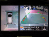 アラウンドビューモニターで車庫入れも空から見ている様に駐車できラクラクです。