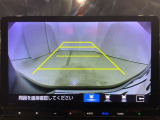 リアカメラ付で、後方をナビ画面で確認。車庫入れも安心です。もちろん、バックギアと連動しています。