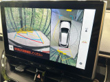 【パノラミックビューモニター】専用のカメラにより、上から見下ろしたような視点で360度クルマの周囲を確認することができます☆死角部分も確認しやすく、狭い場所での切り返しや駐車もスムーズに行えます。