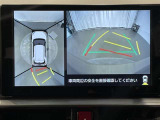 【パノラミックビューモニター】専用のカメラにより、上から見下ろしたような視点で360度車の周囲を確認することができます。