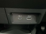 USB充電ポート装備!