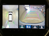 パノラミックビューモニター付きです。車両を上から見たような映像をディスプレイオーディオ画面に表示。運転席からの目視だけでは見にくい、車両周辺の状況をリアルタイムでしっかり確認できます。