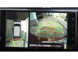 車を上から見下ろした視点で駐車をサポートするパノラマビューを搭載。運転席から確認しにくい車両周囲の状況を確認できます。