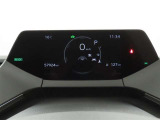 視認性の良いシンプルなメーターです。