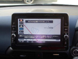 地デジチューナー内蔵の純正メモリーナビが装備されています。