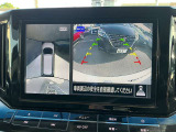 上から車を見下ろしたような画面が駐車をサポート、運転が苦手な方でも安心してお使い頂けます!!