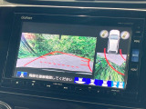 【バックカメラ】駐車時に後方がリアルタイム映像で確認できます。大型商業施設や立体駐車場での駐車時や、夜間のバック時に大活躍!運転スキルに関わらず、今や必須となった装備のひとつです!