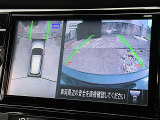 アラウンドビューモニターの映像が大画面ナビにも表示出来ますのでバックも縦列駐車にも便利です。