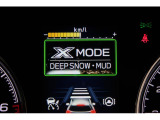 X-MODE:雪道での発進時や荒れた山道を登坂する時などタイヤが空転してしますようなシーンで活躍します!