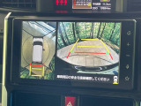 【パノラミックビューモニター】専用のカメラにより、上から見下ろしたような視点で360度クルマの周囲を確認することができます☆死角部分も確認しやすく、狭い場所での切り返しや駐車もスムーズに行えます。