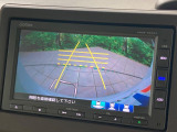 【バックカメラ】駐車時に後方がリアルタイム映像で確認できます。大型商業施設や立体駐車場での駐車時や、夜間のバック時に大活躍!運転スキルに関わらず、今や必須となった装備のひとつです!