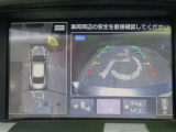 駐車時などで車両を空から見下ろしているような視点で周囲を表示。MOD(移動物 検知)機能付アラウンドビュ-モニタ-。お問い合わせは03-5672-1023へ