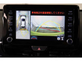 車両を上から見たような映像表示するパノラミックビューモニター付き!
