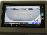 リアワイドカメラシステム!従来の視野に加えて、後方側方を約180&deg;まで見えるワイドビューと、後方を真上から見たような視野で駐車時などに便利なトップダウンビューの3つの視野があります!