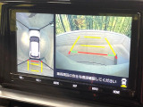【パノラミックビューモニター】専用のカメラにより、上から見下ろしたような視点で360度クルマの周囲を確認することができます☆縦列駐車や幅寄せ時に活躍してくれます♪