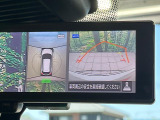 【アラウンドビューモニター】専用のカメラにより、上から見下ろしたような視点で360度クルマの周囲を確認することができます☆死角部分も確認しやすく、狭い場所での切り返しや駐車もスムーズに行えます。