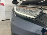 シャープなデザインの明るくて長寿命のLEDヘッドライト採用