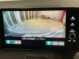 リアカメラ付で、後方をナビ画面で確認。車庫入れも安心です。もちろん、バックギアと連動しています。