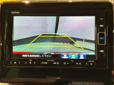 リバースギアに入れるだけで後方の表示へ切り替わります。夜間や雨の日の駐車も楽になりますよ。