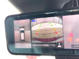 【アラウンドビューモニター】専用のカメラにより、上から見下ろしたような視点で360度クルマの周囲を確認することができます☆死角部分も確認しやすく、狭い場所での切り返しや駐車もスムーズに行えます。