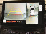 後方の見にくい視界もバックモニターで確認サポートして駐車時も安心☆