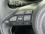 ステアリングスイッチ装備!運転しながら手元でオーディオの操作などができます。