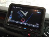純正ナビが搭載されています。初めての道も安心ですね。Bluetooth接続可能!