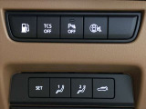運転席回りのスイッチで安全装備のON/OFFも簡単に!