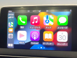 ●Apple Car Play:スマホとの有線接続で、ナビ・オーディオ再生などスマホのアプリ機能が画面でも使える便利機能です!