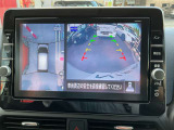 アラウンドビューモニター装備です 上から見たイメージで駐車出来ます