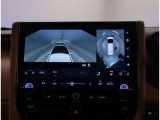 パノラミックビューモニター 車両上空より写したような画像をモニターに表示☆車庫入れや、幅寄せなどに大変便利な機能です。
