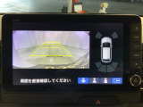 リアカメラ付で、後方をナビ画面で確認。車庫入れも安心です。もちろん、バックギアと連動しています。