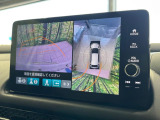 【マルチビューカメラシステム】専用のカメラにより、上から見下ろしたような視点で360度クルマの周囲を確認することができます☆死角部分も確認しやすく、狭い場所での切り返しや駐車もスムーズに行えます。